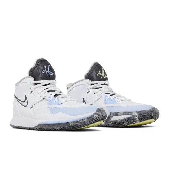 Nike Other - Nike Kyrie Low 5 Kids Basketball Shoes White Blue Size 4Y
